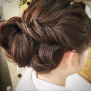 ヘアセットもお任せください