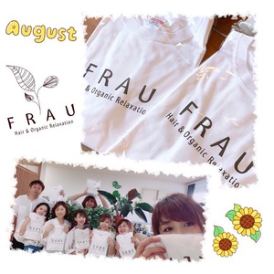 FRAU初‼Tシャツ完成‼