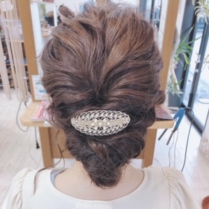 結婚式ヘアセット ☆