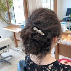 結婚式ヘアセット