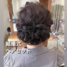 結婚式ヘアセット